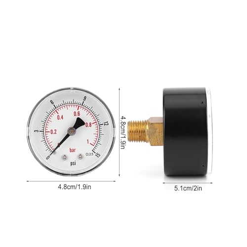 Manomètre de pression 1/4 pouce pour résoudre les problèmes de surpression d'eau