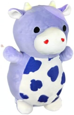 Squishmallows公式ケリートイ 10インチ ハグミーズスクワッド コレクション用枕 動物ペット(ババパープルカウ)、各種