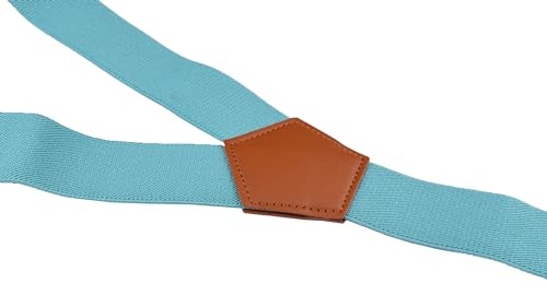 Image of Suspenders for Men Y Back Adjustable Elastic with Strong Clips 47 Inches