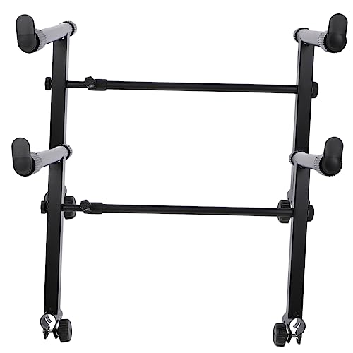 Levemolo Stable Piano Instrument Rack 2 Pack Innovative Design Easy Use Durable Keyboard Support Holder