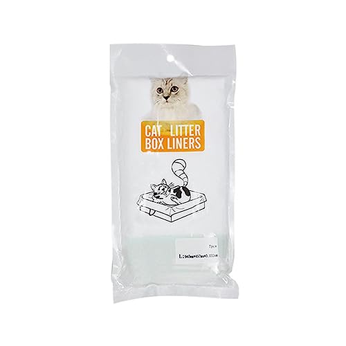 Shurhome Large Poop Bags for Sifting Litter Pan Litter Bags with Drawstring Easy Litter Box Liners Bag