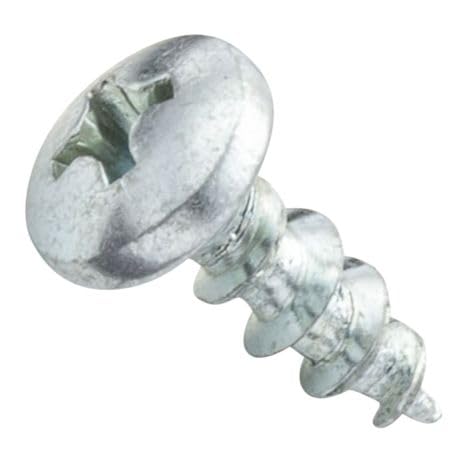 Centerline #8 x 1/2'' Pan Head Phillips Cabinet Hardware Mounting Screws, Zinc, 100-Pack