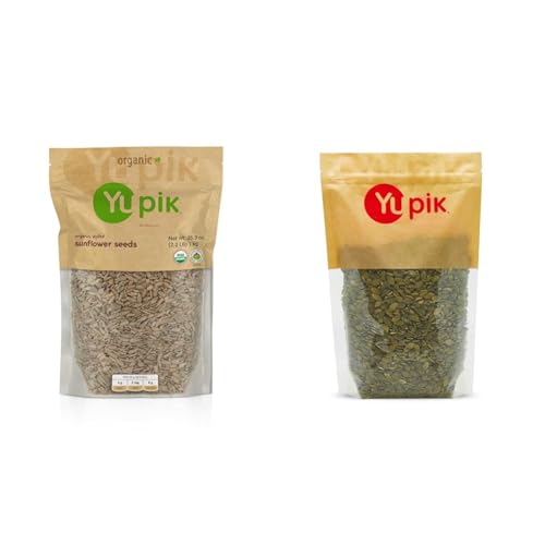 Yupik Organic Sunflower Seeds 2.2 lb & Raw Pumpkin Seeds 1 lb Bundle - No Shell, Non-GMO, Gluten-Free, Kosher, Salt-Free, Oil-Free Seeds for Snacking & Baking image 2