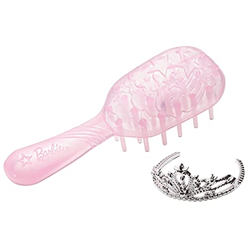Barbie GKH26 - Dreamtopia Schneezauber Prinzessin Puppe mit Haarbürste und Diadem & Dreamtopia Regenbogenzauber… – Bild 4