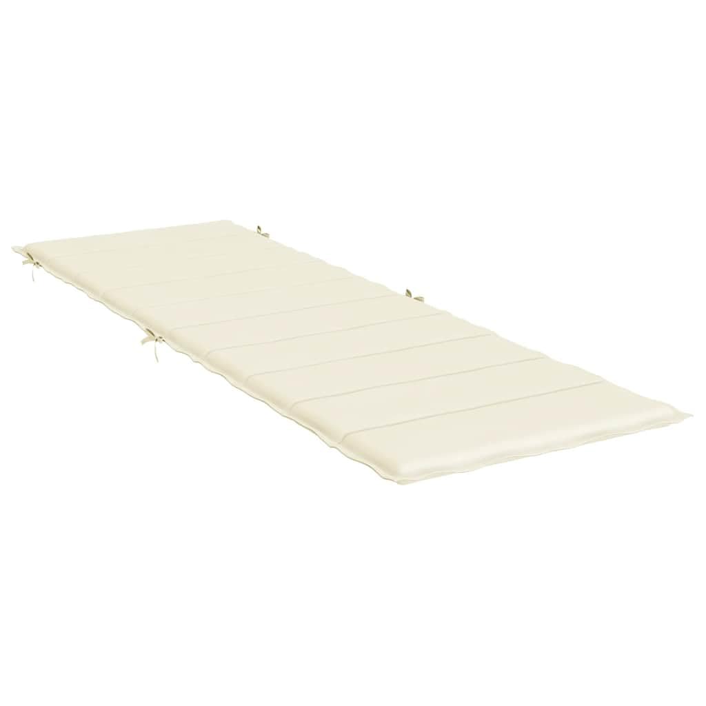 Nakładka na leżak z oddychającego materiału Oxford o antypoślizgowym wzornictwie i miękkiej wyściółce, do ogrodu i na taras, wymiary 186 x 58 x 4 cm