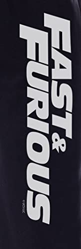 Fast & Furious Mens' Action Movie Film Title Logo Sleep Jogger Pajama Pants3