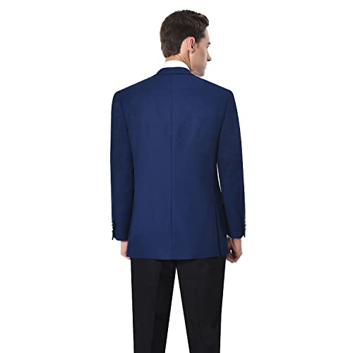 Men's Elegant Classic Fit Blazer Stretch Sport Coat Two Button Suit Jacket Regular & Big and Tall Sizes3