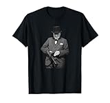Sir Winston Churchill Tommy Gun Patriot Camiseta