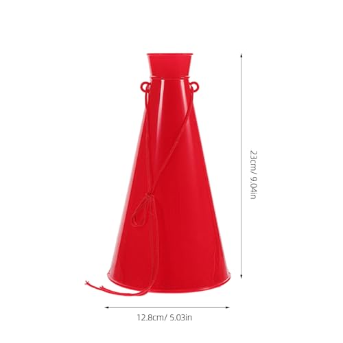 GALPADA 4 plastikowe megafony do cheerleadingu DIY, mały megafon, akcesoria na imprezy szkolne na świeżym powietrzu, upominki na imprezy, gry sportowe