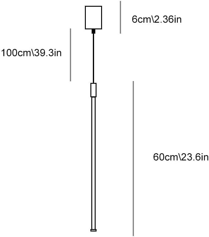 Lights Indoor Aluminum Linear Led Dinning Room Kitchen Island Dining Room Bar Bedroom Long Strip Hanging Lamps Black Adjustable Height Hanging Ceiling Light(Warm Light 100Cm)/3 Color Temp/60Cm