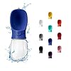 Wepet portable dog water bottle 12 oz leak proof puppy water dispenser with drinking feeder for pets outdoor walking hiking travel food grade plastic  urban country home decor