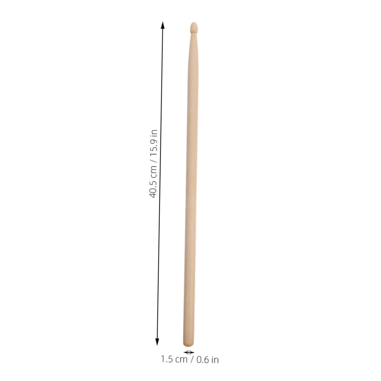 5a Holz Drumsticks, 12 Paar, für Schüler und Profis | Beige, Bruchfest, Vielseitig Einsetzbar in Studios und Bands, Geeignet für Jazz und Übungszwecke