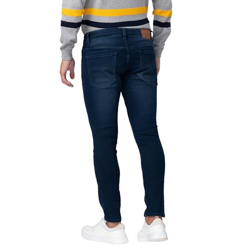 Image of Spykar Men's Mid Rise Slim Jeans