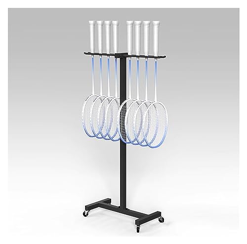 Support de raquette de tennis robuste en acier à grande capacité