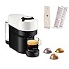 KRUPS Nespresso Vertuo Pop, Máquina de café para cápsulas, 0,56 L, Bluetooth y Wi-Fi, 1300 W, Incluye Kit Descalcificador, Blanco, XN9201DES