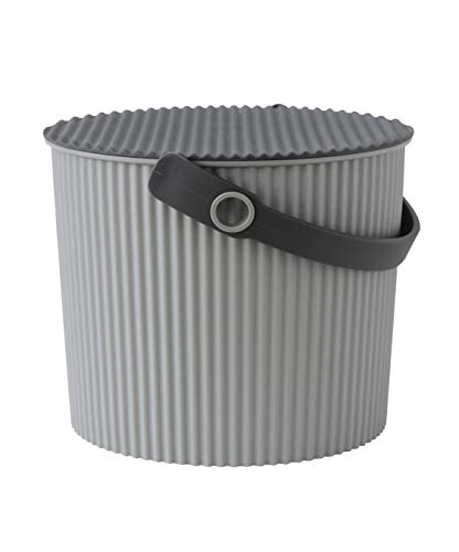 Hachiman Omnioutil Storage Bucket & Lid Small Lux Grey