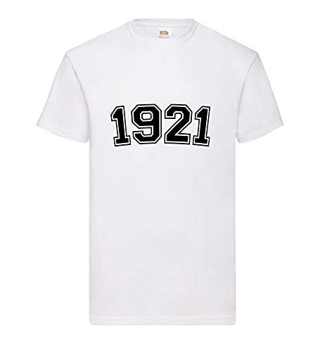 T-shirt pour homme 1921 blanc coupe ample XXXL anti-transpiration