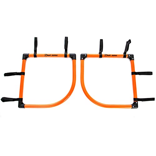 Football Flick Unisex-Youth Corner Shot Top Bins, Schwarz/Orange, Einer Größe Cover