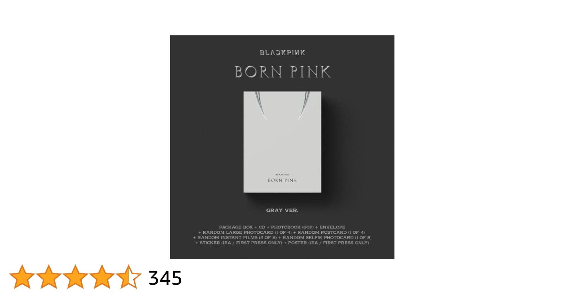 BLACKPINK　BD+CD2本セット　06241121H02S BLACKPINK BD+CD2本セット 06241121H02S BORN PINK (Standard CD