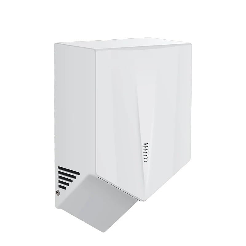 Sèche-Mains, Sèche-Mains électrique en Plastique ABS Blanc à Montage Mural, sèche-Mains Automatique,Ultra économe en énergie(H8-W)