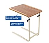 Homecraft Overbed Table, Flat Packed, Table Slides Over a Bed to Provide Conveniency, Adjustable Surface for Use with Chairs and Beds in Hospitals and Home - Image 3