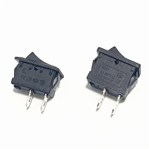 Interruptor KCD1 de 2 pines con bloqueo 10A 250V pack de 10 unidades 4