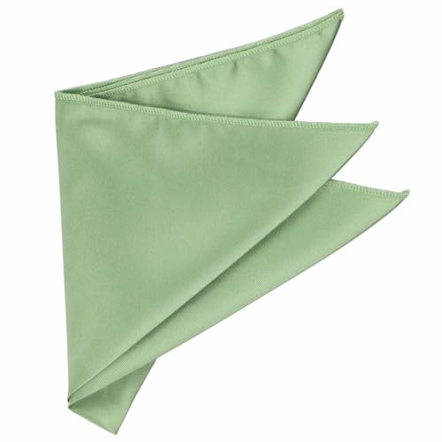 Image of tiemart Solid Color Pocket Squares for Men | For Suits, Perfect for Wedding Parties, 12 x 12 inch / 30 x 30 cm