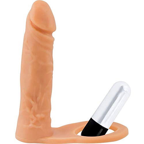 ANEL COM PRÓTESE AUXILIAR E VIBRO 11 X 2,5CM