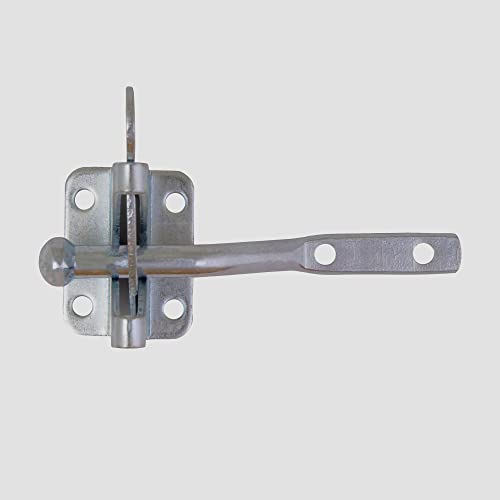 Image of Design House 189407-GS Self-Locking Heavy Duty Gate Latch 2-Pack Galvanized Steel