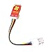 YZYDF New for RED Quasi-Speed Device 12V Variable Frequency Version Fan, 5-20V Super Compatibility