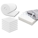 Mozzeilee Schiuma di ricambio di dimensioni personalizzate, spugna ad alta densità per divani, tappezzeria, cuscini, materassi, uso domestico o commerciale (50 x 50 x 5 cm)