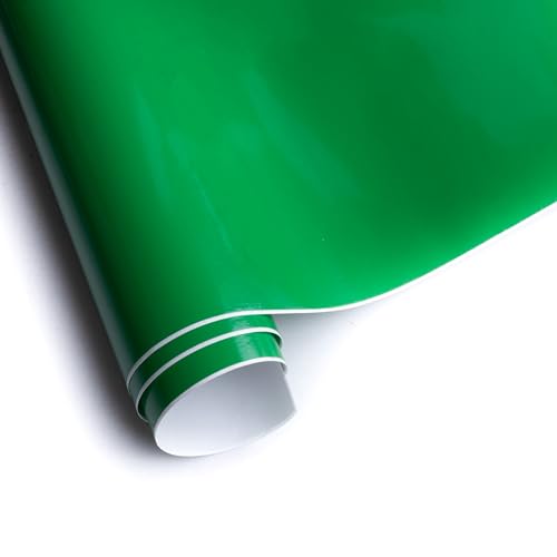 Image of Itsy Bitsy Vinyl Glossy Green 12inch X 2ft 1 Roll| for Home Kitchen Countertop, Cabinet Furniture, Oil Proof, Table Top, Wall, Car Wrap Sheet, Wallpaper, Waterproof Vehicle Sticker