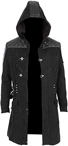 Trench en coton bleu Devil May Cry 5 pour homme style cosplay