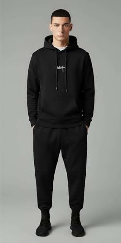 Image of Meut Men's Cotton Blend Hoodie | Stylish & Warm Sweatshirt for Gym, Running, Travel & Winter Wear | Comfortable Hooded Pullover for Everyday Use