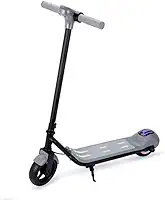 Patinete Infantil Elétrico 2 Rodas Com Luzes Led Bluetooth Integrado Kids Portátil Cor Preto Brinovar