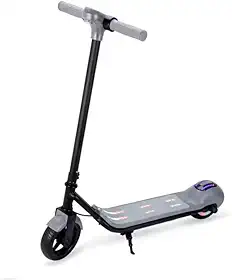 Patinete Infantil Elétrico 2 Rodas Com Luzes Led Bluetooth Integrado Kids Portátil Cor Preto Brinovar