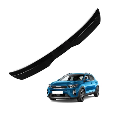 KizmiQ Alerón Trasero,para K-IA Stonic 2017 2018 2019 2020 2021 Hatchback ABS Carrocería Techo Trasero Spoiler Styling Maletero Coche Spoiler Accesorios,A/Black