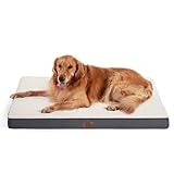 Bedsure XL Dog Bed Large Sized Dog -Orthopedic Waterproof Extra Large Pet Beds with Removable Washable Cover, Egg Crate Foam Mat, Suitable for Pet Up to 100 lbs