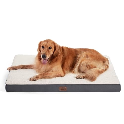 Bedsure XL Dog Beds Large Sized Dog -Orthopedic Flat Extra