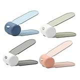 GRADENEVE 4 piezas Estante Organizador de Zapatos Ajustable Antideslizante para Hogar y Hotel Soporte Doble Capa de PP Seguro y Estable Ahorro Espacio y Orden Práctico