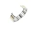 16mm Watch Band Compatible With Timex T2N093 Two-tone Stainless Steel TX752T