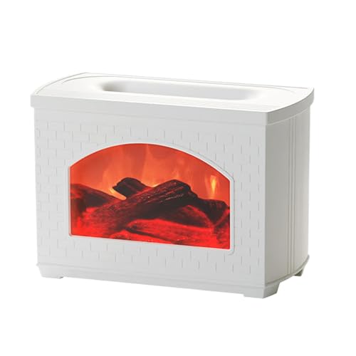 Humidificador de niebla, difusor de aceite para chimenea, llama de simulación de chimenea, 270 ml, difusor USB, humidificador de aromaterapia, humidificador ultrasónico para hogar, habitación, lugar