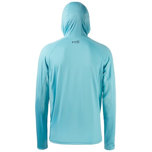 Image of BASSDASH UPF 50+ Men's Long Sleeve Fishing Shirt with Mask UV Neck Gaiter Hoodie
