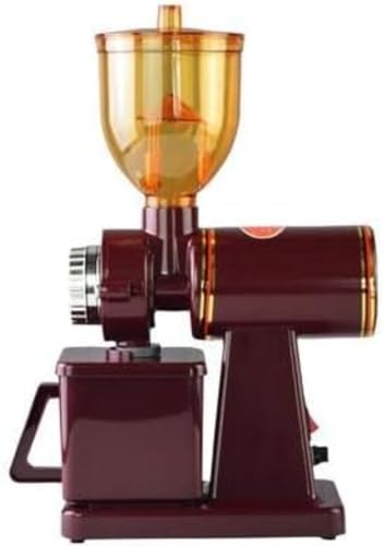 コーヒー豆グラインダー、コーヒー豆グラインダー、小型電動コーヒーグラインダー、簡単においしいコーヒーを作ることができます、110V、ステンレススチール製豆グラインディングキャプスタン、外部カーボンブラシ、交換が簡単、8段階の粗さと細かさを調整可能 (110