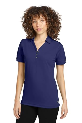 OGIO Women's Glam Polo | Moisture Wicking Collared Shirt for Women, Short Sleeve Work Polo3
