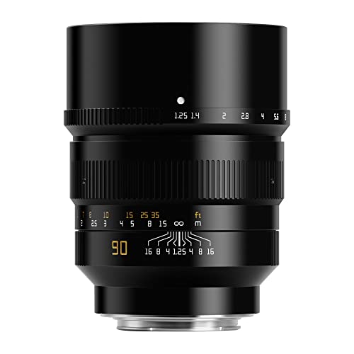 Amazon | 【3年保証付】TTArtisan M 90mm f1.25 フルフレームレンズ 大