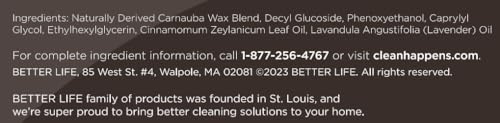 Better Life Natural Wood Polish, Cinnamon and Lavender, 16 Ounce, 24195