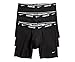 Nike Mens 3PK Dri-Fit Boxer Briefs Black L