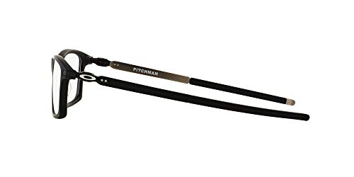 Image of Oakley mens Ox8050 Pitchman Rectangular Prescription Eyeglass Frames