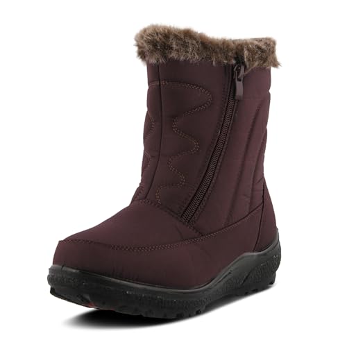 Image of Flexus Boots for Women - Waterproof Nylon Boots with Dual Zippers - Winter Snow Boots